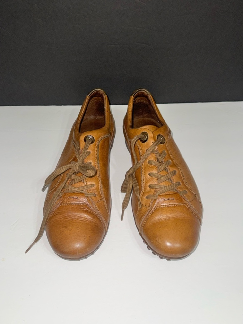 Massimo Dutti I Men’s I Lace-up shoes I Cognac Leather I Gum Soles